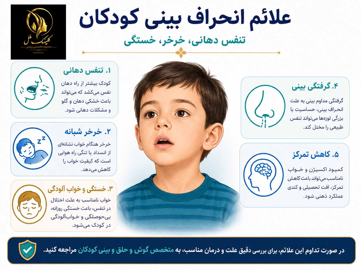 جراحی انحراف بینی در کودکان؛ چه زمانی ضروری است؟ جراحی انحراف بینی در کودکان