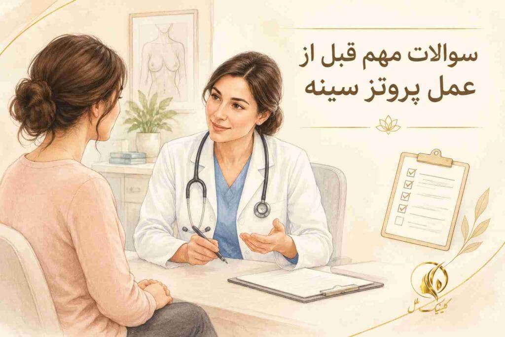 سوالات مهم قبل از عمل پروتز سینه