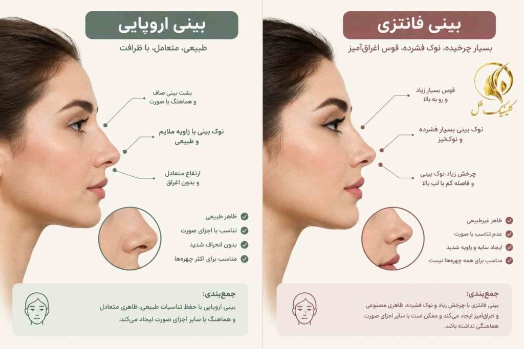 european-nose-type4 تفاوت مدل بینی اروپایی و فانتزی