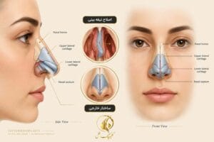 سپتورینوپلاستی و اصلاح همزمان تیغه و ساختار بینی