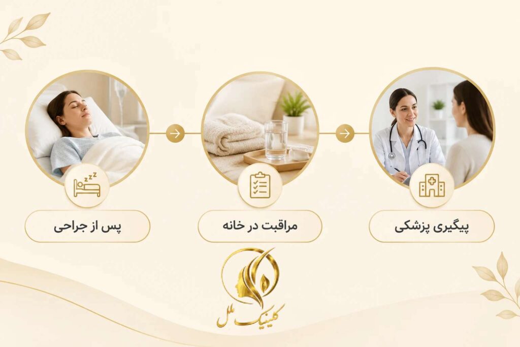 مراحل عمومی مراقبت و پیگیری پس از جراحی