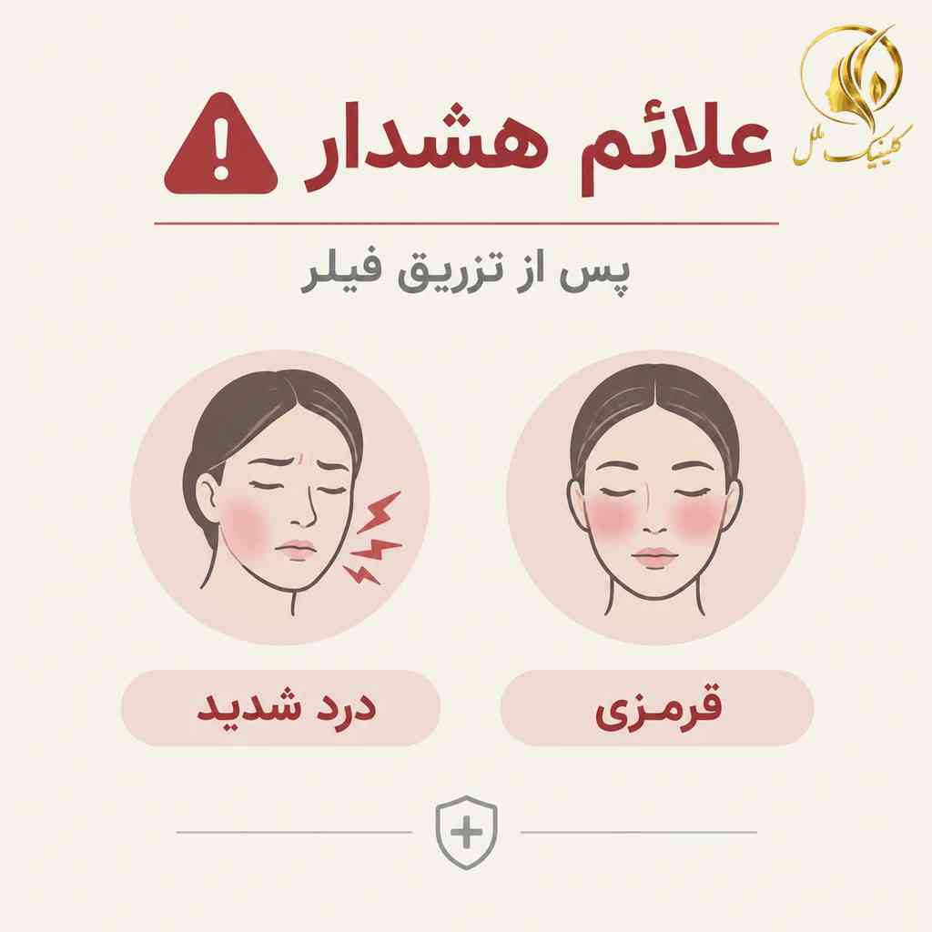 jawline-contouring-07 اینفوگرافیک آموزشی عوارض احتمالی فیلر و علائم هشدار پس از تزریق